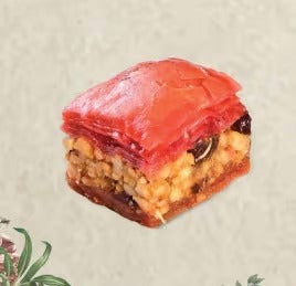 Berry Square Baklava