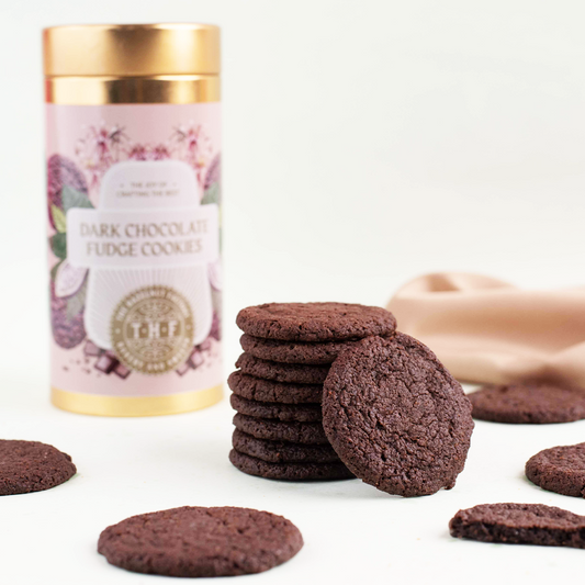 DARK CHOCOLATE FUDGE COOKIES